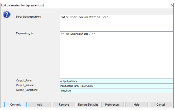 DPD ExpressionList 2 Parameters